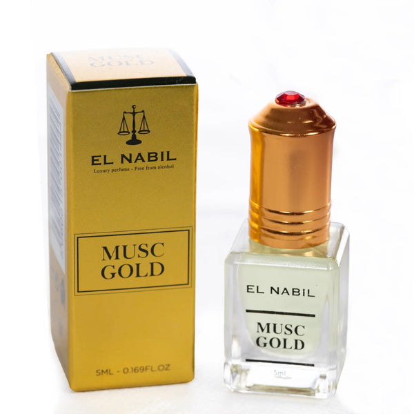 Oriental Musc Gold - El Nabil | Parfum mixte sans alcool 5ml